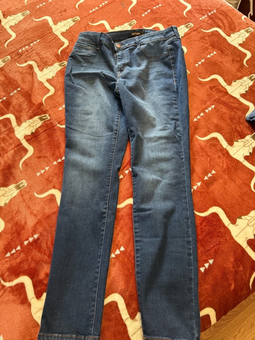 Refuge Skinny Stretch Denim Jeans - Size 10